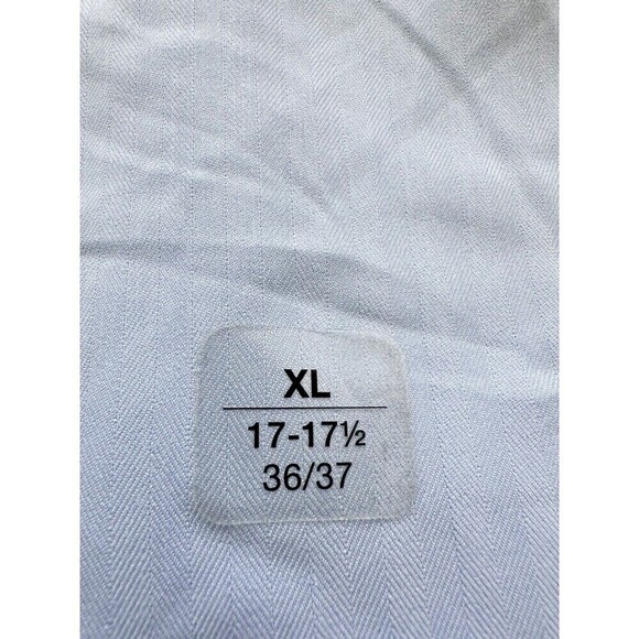 Alfani Men Slim-Fit Performance Dress Shirt Button up Light Blue 17-17 1/2 36-37 - Picture 4 of 8